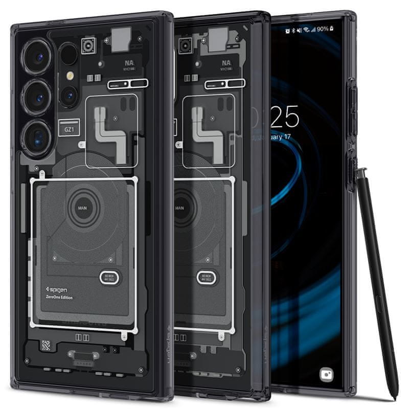 Spigen Ultra Hybrid, zero one - Samsung Galaxy S24 Ultra (ACS07293)